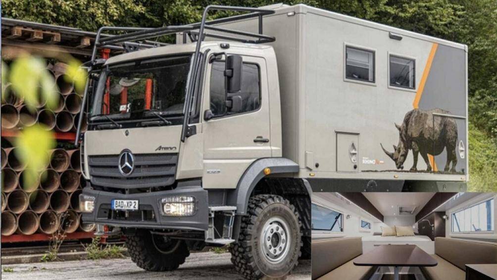 Mercedes-Benz Project Rhino độ là một sản phẩm của Krug Expedition. Xe được nâng cấp trên nền tảng của chiếc xe tải Mercedes-Benz Atego 1023 A S-cab