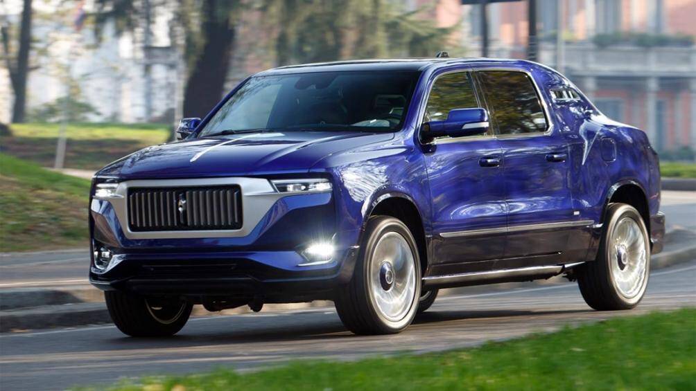 Aznom Palladium là một chiếc xe bán tải cơ bắp của Mỹ sở hữu khối động cơ mạnh mẽ nhưng lại mang dáng vẻ sang trọng của Rolls-Royce