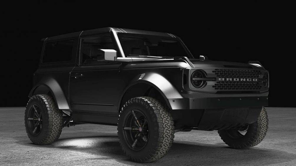 Chiếc Ford Bronco độc đáo này được các nghệ sĩ thiết kế CGI của Thiago Design độ lại dàn chân