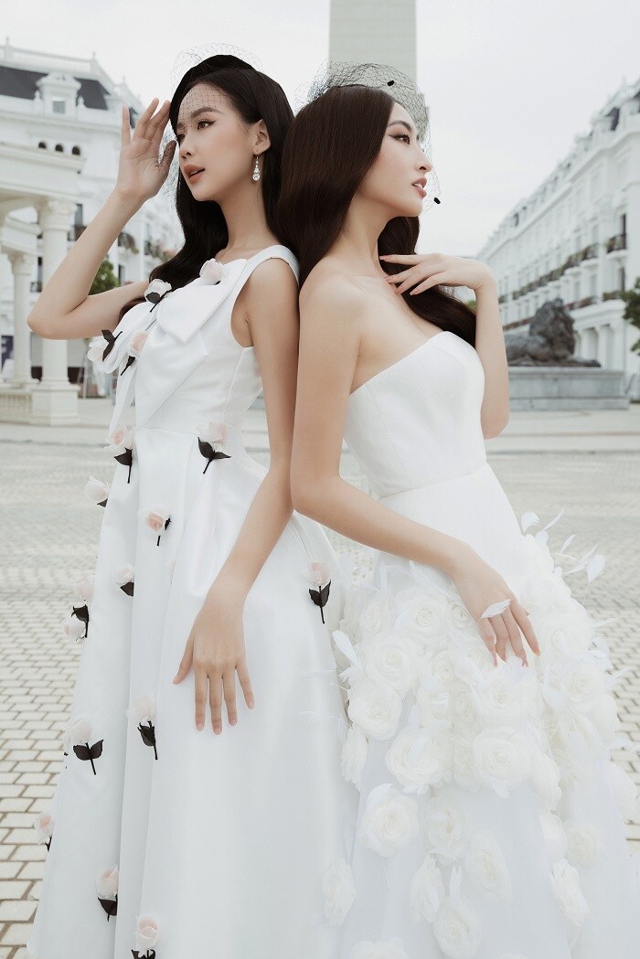 Điểm gây chú ý nhất là chiều cao của hai người đẹp khi đứng cạnh nhau