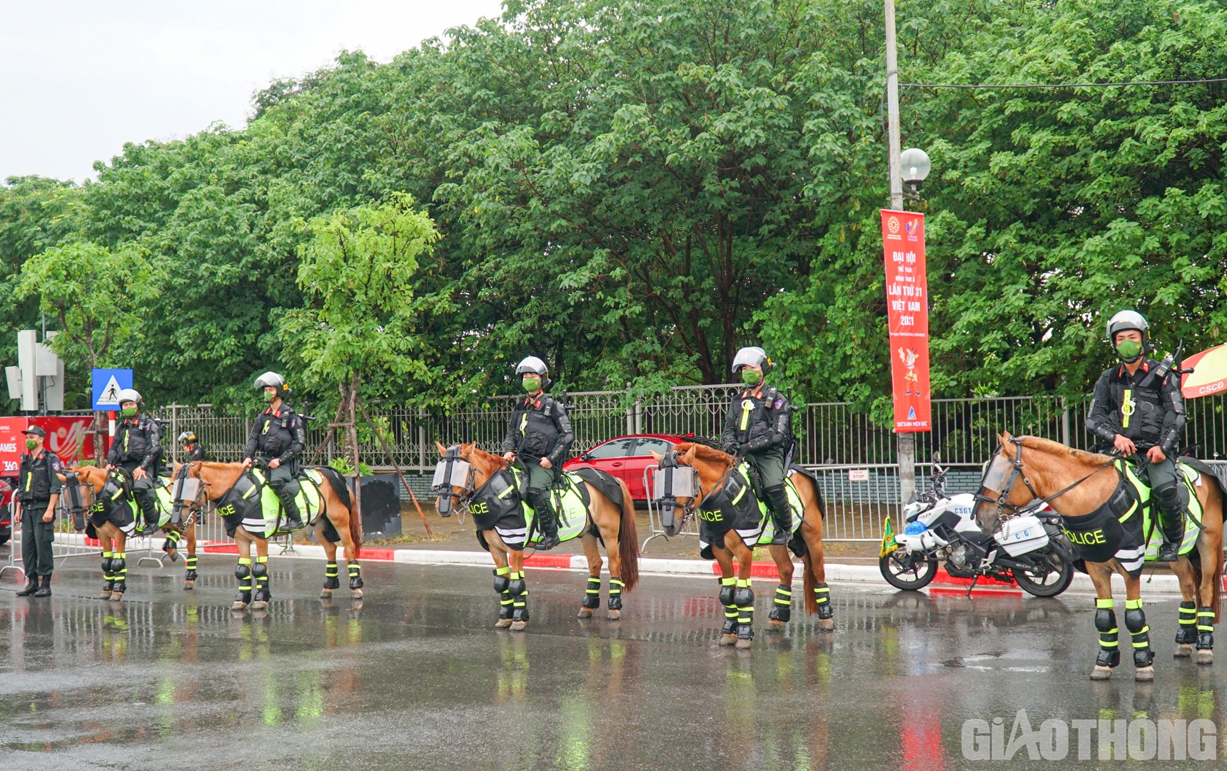 Chiều 12/5, Bộ tư lệnh Cảnh sát cơ động (CSCĐ) đã ra quân bảo vệ đảm bảo an ninh cho Lễ khai mạc SEA Games 31.