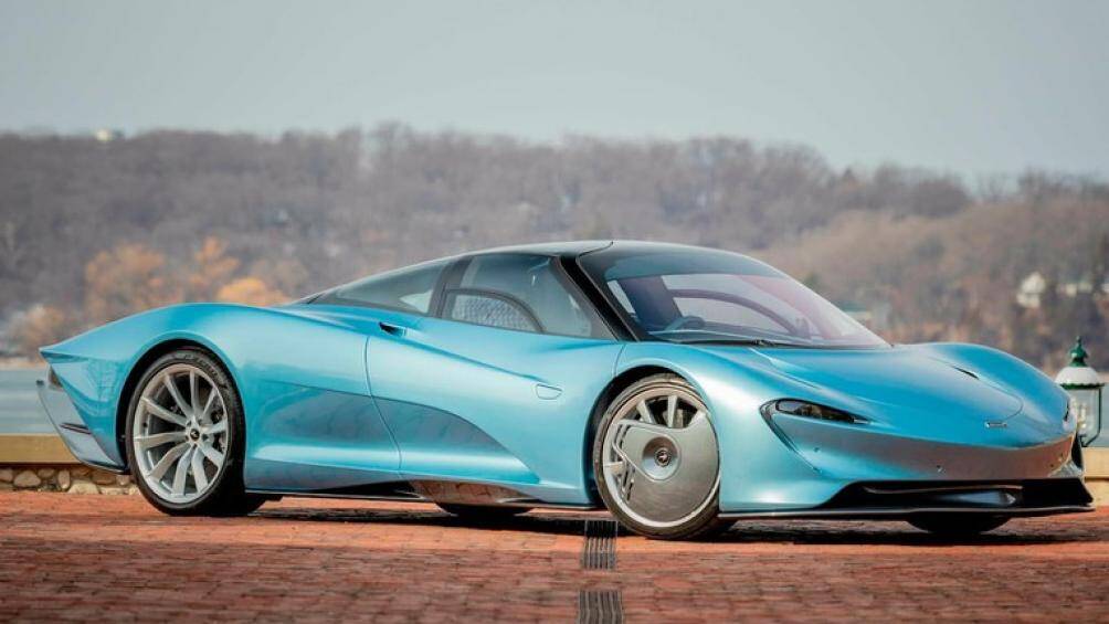 Chiếc McLaren Speedtail vừa được bán đấu giá này là một trong tổng số 106 chiếc được sản xuất trên toàn thế giới