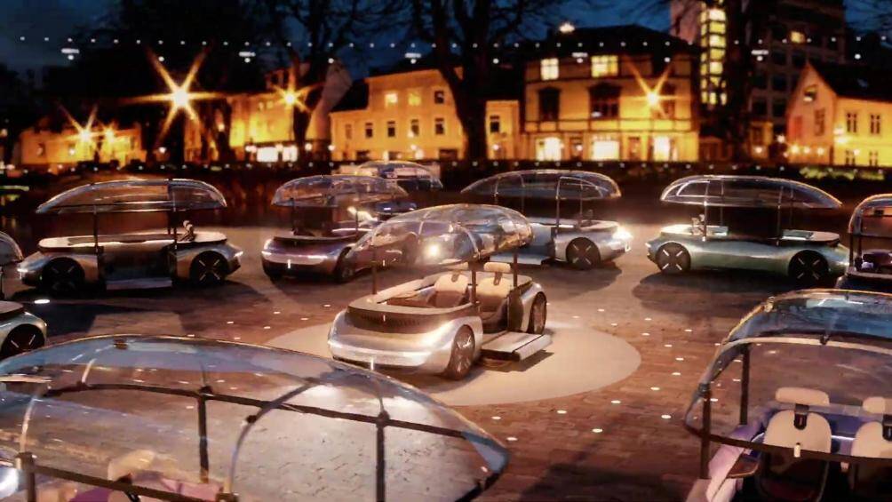 AKXY2 không có vô lăng và các bàn đạp nên có khả năng đây sẽ là mẫu xe tự hành hoàn toàn