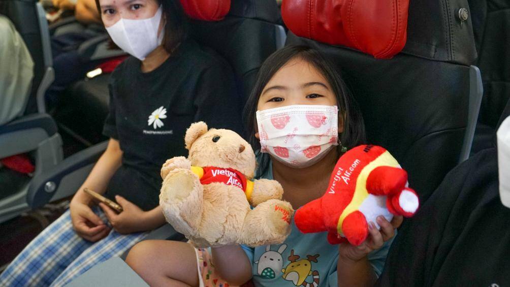 Niềm vui của hành khách nhí
