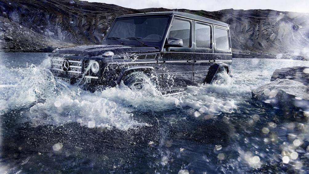 Mercedes-AMG G63: Khoảng gầm sáng của xe lên tới 242 mm, mức chịu ngập ở khoảng 700 mm