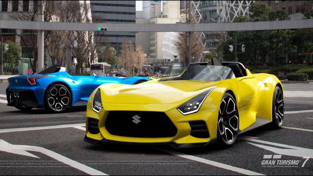 Mẫu xe Vision Gran Turismo Concept vừa được Suzuki trình làng là sự kết hợp những nét tinh túy nhất của cả ô tô và mô tô