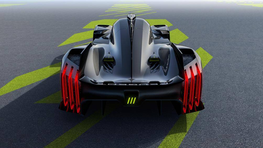 Điểm gây chú ý nhất nằm ở đuôi xe khi không được trang bị bộ cánh gió như những chiếc xe đua khác