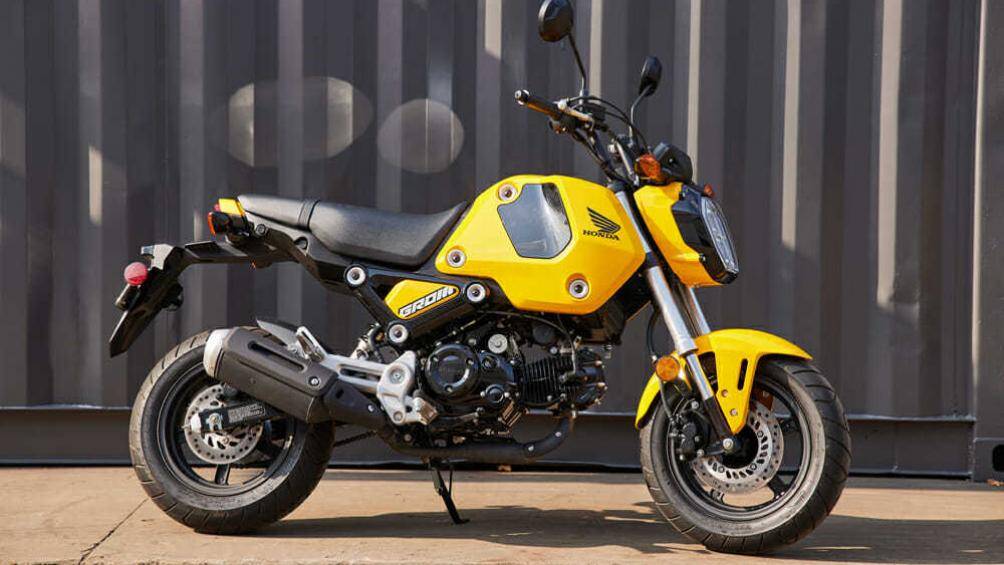 Mô tô siêu nhỏ: Honda Grom (2,35 lít/100 km).