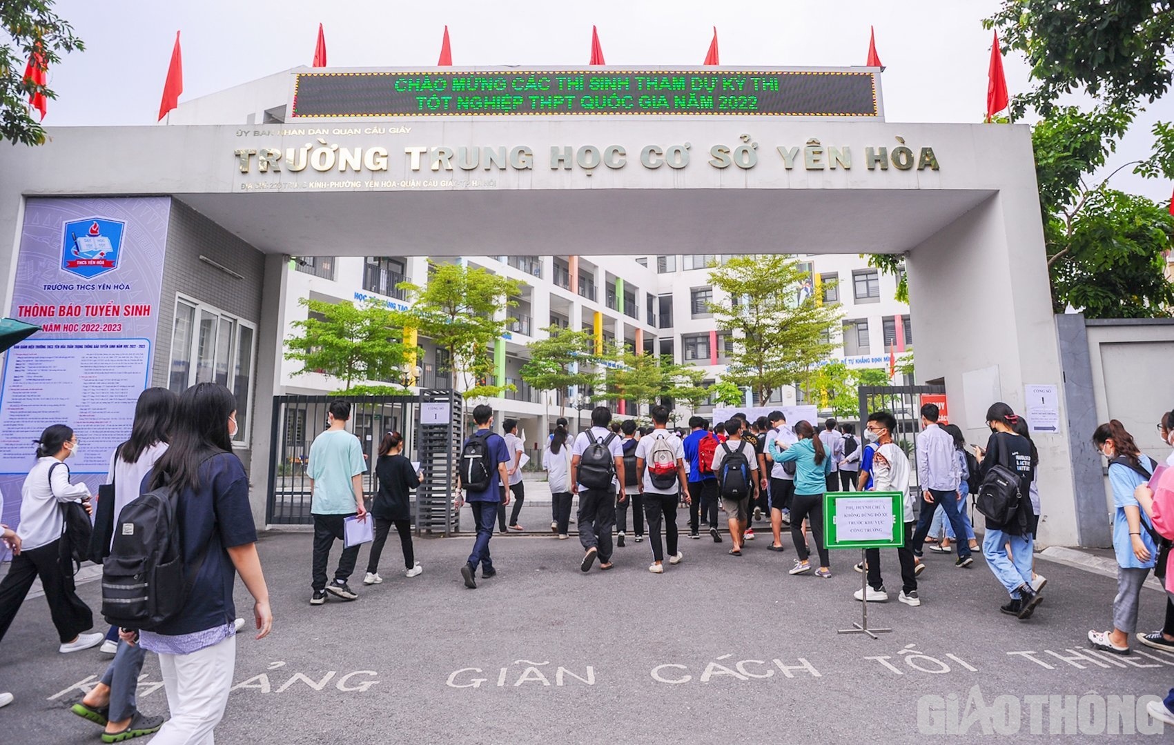 Tương tự, điểm thi trường THCS Yên Hòa (Cầu Giấy) cũng đã sẵn sàng cho kỳ thi tốt nghiệp THPT năm 2022.