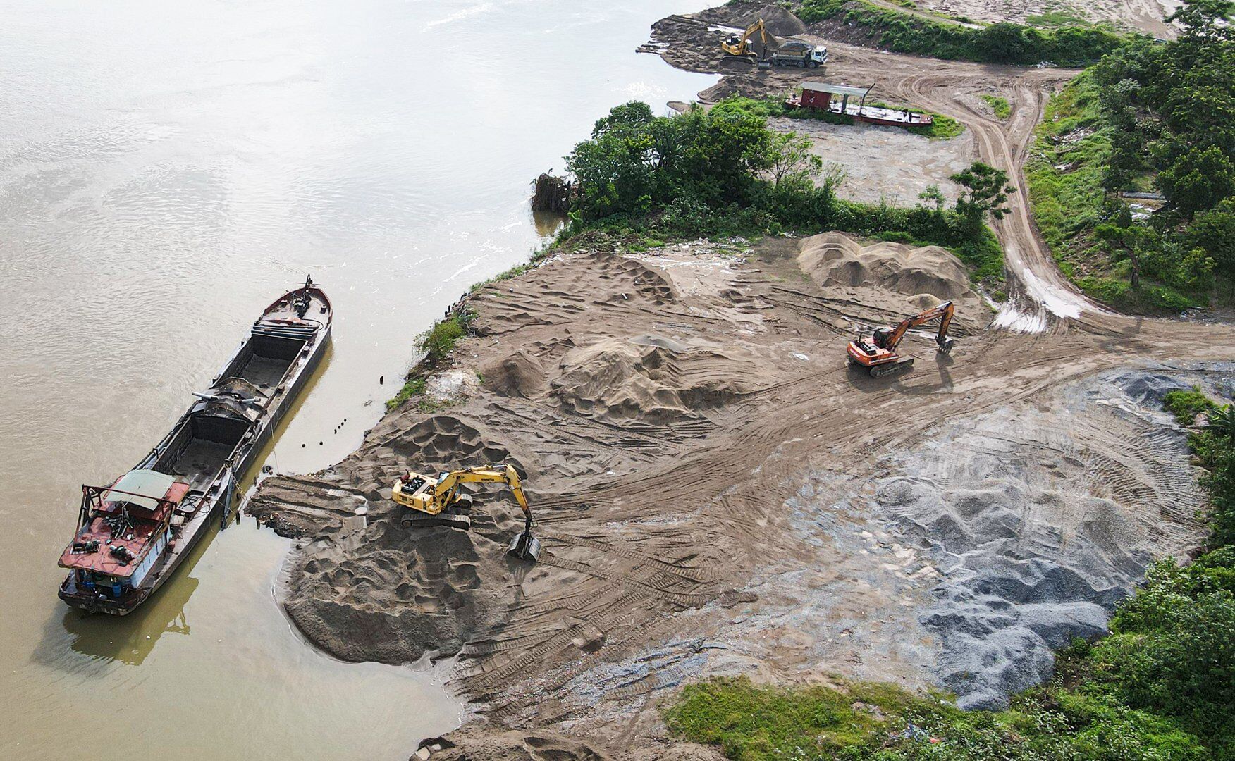 Một trong số đó là bến bãi của Công ty Diệp Trang.