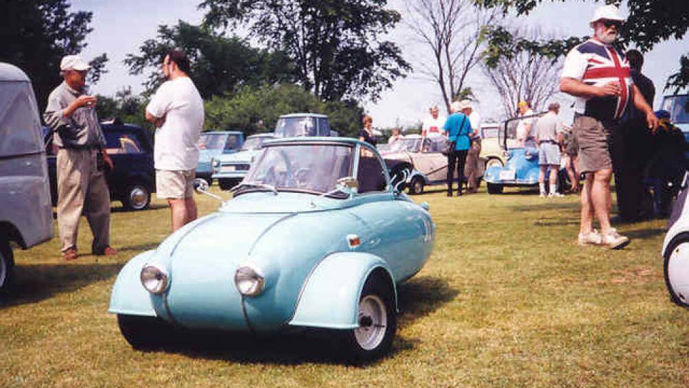 4. Motoplan, sản xuất năm 1957: Đây là chiếc xe chỉ có một chỗ ngồi duy nhất với 3 bánh xe