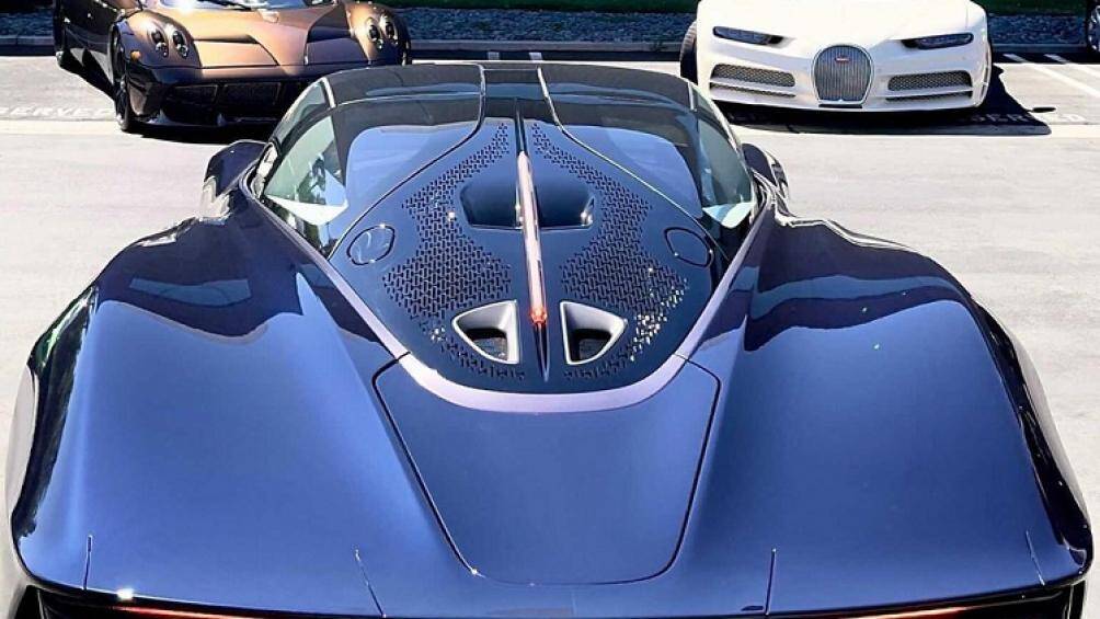 Ngoại thất chiếc siêu xe Mercedes-AMG GT Black Series P One Edition của đại gia Manny Khoshbin lấy cảm hứng từ các xe đua F1