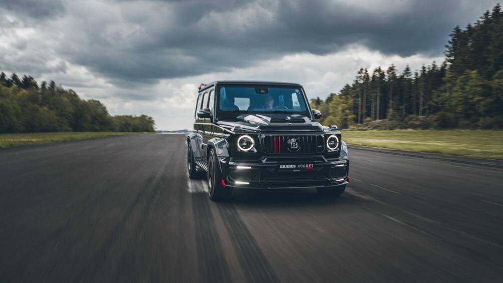 Mẫu SUV hạng sang Brabus 900 Rocket Edition chắc chắn thu hút sự quan tâm của giới đại gia Việt thích chơi dòng xe Mercedes-AMG G63 hàng độc