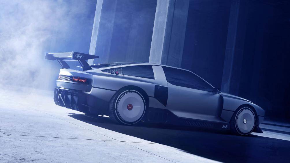 Hyundai N Vision 74 được trang bị hệ thống truyền động hybrid hydro kết hợp hệ thống truyền động pin-điện và pin nhiên liệu hydro