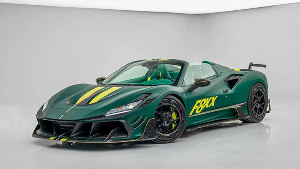 Mẫu siêu xe Ferrari F8 Spider thay đổi hoàn toàn qua gói nâng cấp đặc biệt đến từ hãng độ Mansory
