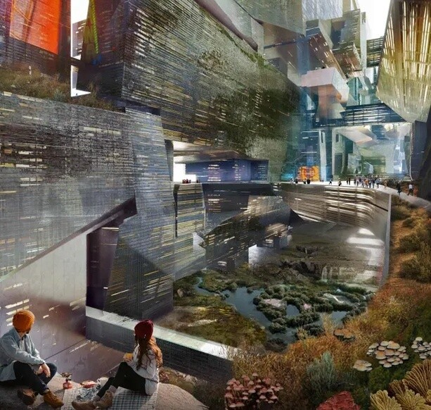 The Line là một phần trong kế hoạch Tầm nhìn 2030 của Saudi Arabia để cạnh tranh vị trí điểm đến du lịch với các thành phố Vùng Vịnh khác như Dubai hay Abu Dhabi và nhằm định hình lại nền kinh tế Saudi Arabia.