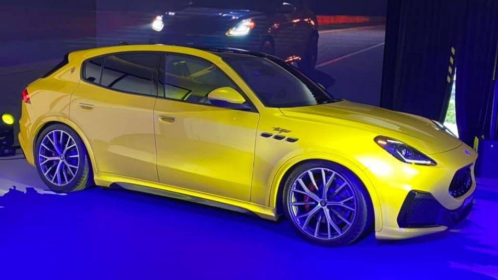 Chiếc xe SUV Maserati Grecale 2022 mới ra mắt thị trường Thái Lan thuộc phiên bản Trofeo