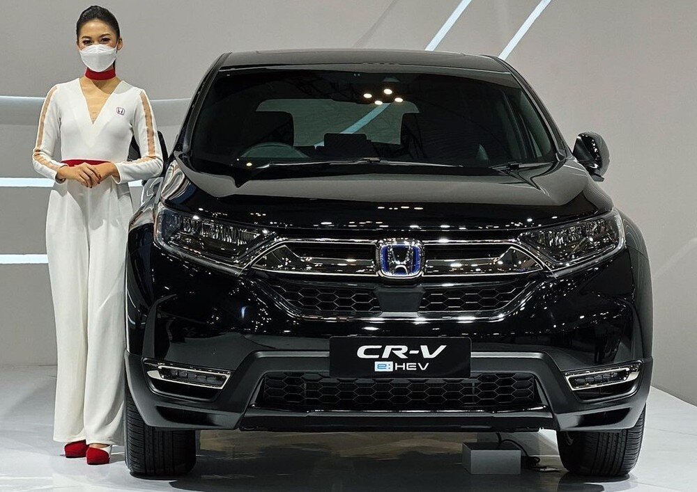 Phiên bản hybrid mang tên e:HEV Honda CR-V đã được trưng bày tại triển lãm Ô tô Quốc tế Gaikindo Indonesia (GIIAS) năm nay