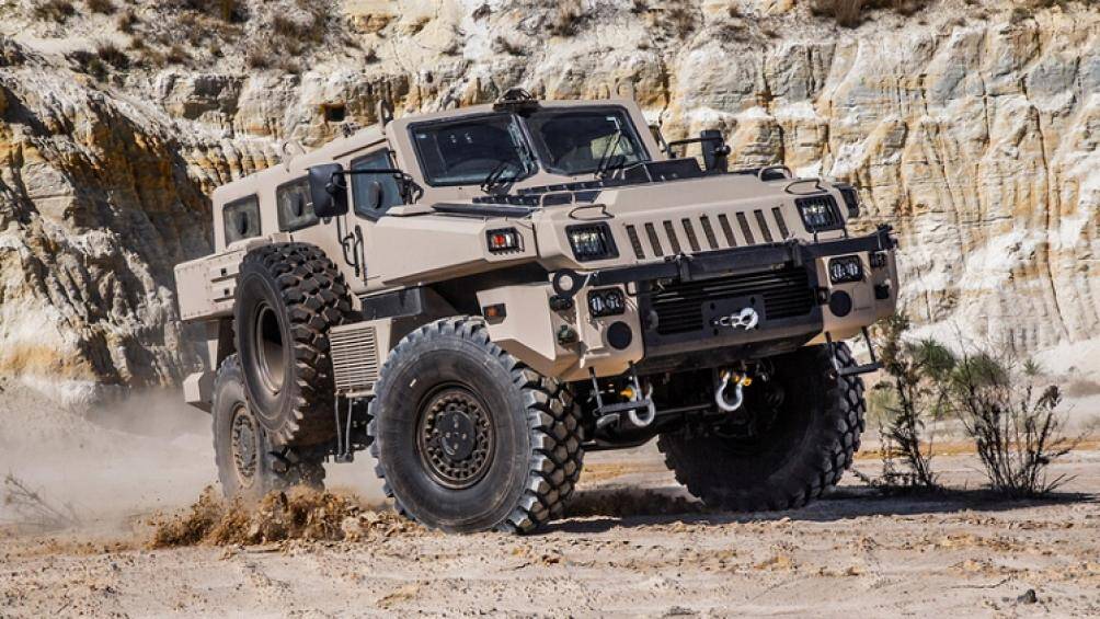 Xe bọc thép Paramount Marauder ra mắt vào năm 2007 nhưng đến nay mới được nâng cấp với tên gọi Paramount Marauder Mark 2