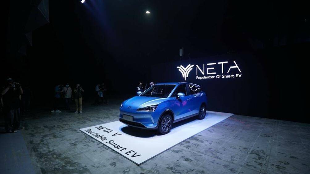Hãng xe Trung Quốc Hozon Auto vừa giới thiệu mẫu xe điện có tên Neta V EV ở thị trường Thái Lan
