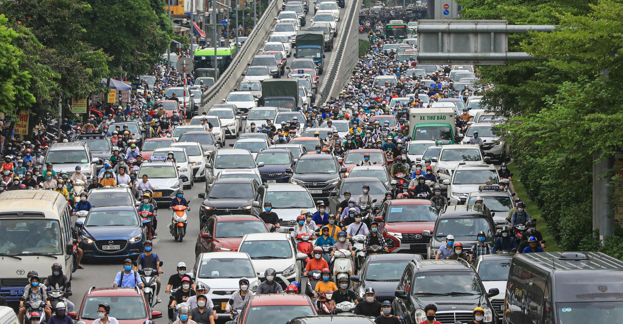 Đường Trường Chinh, đoạn đầu Ngã Tư Sở