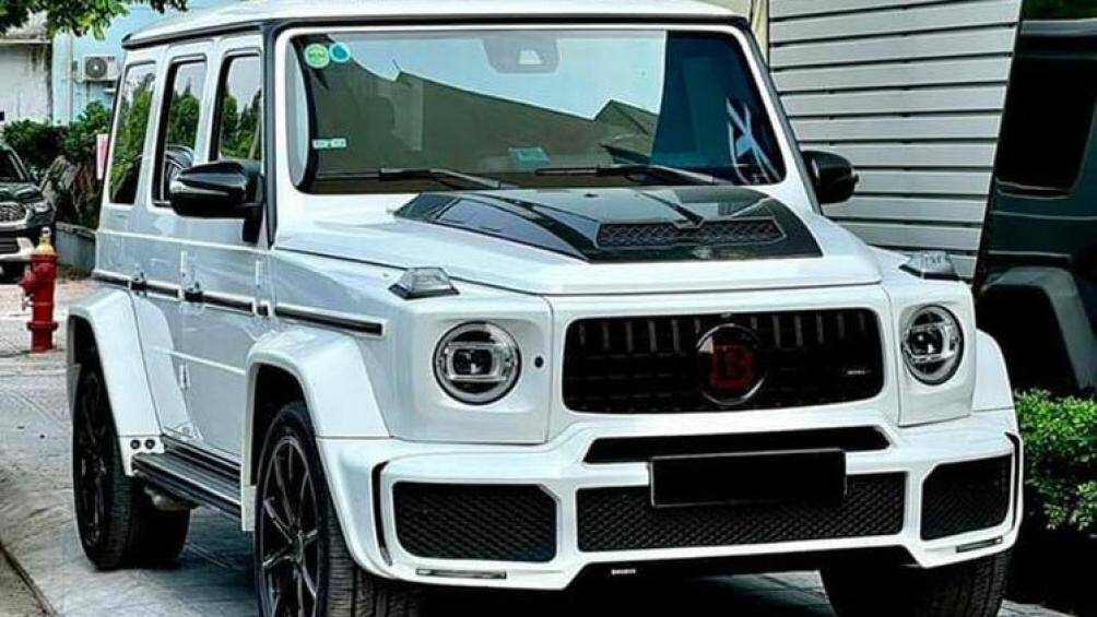 Một chiếc xe SUV hạng sang Mercedes-Benz G350d do hãng độ Brabus sản xuất vừa xuất hiện trên sàn xe cũ Hà Nội