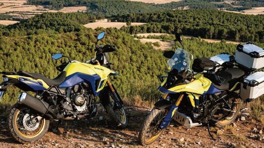 Mẫu mô tô adventure tầm trung Suzuki V-Strom 800DE 2023 vừa trình làng tại triển lãm EICMA 2022 với các trang bị hiện đại