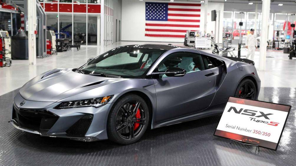 Được giới thiệu vào năm 2021, Acura NSX Type-S chỉ được sản xuất với số lượng hạn chế chỉ 350 chiếc