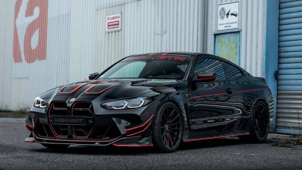Mẫu xe thể thao BMW M4 CSL vừa được hãng độ danh tiếng Manhart nâng cấp về cả ngoại thất và khả năng vận hành