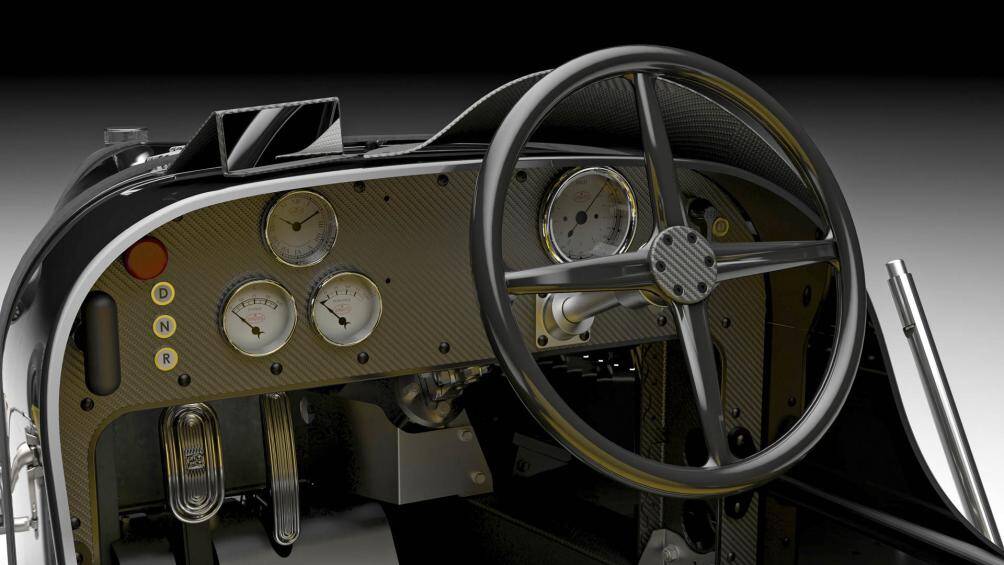 Nội thất mang thiết kế cổ điển nhưng chế tác bằng chất liệu hiện đại