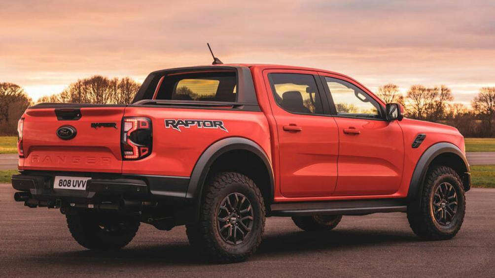 6. Ford Ranger Raptor 2023 (công suất tối đa: 392 mã lực)