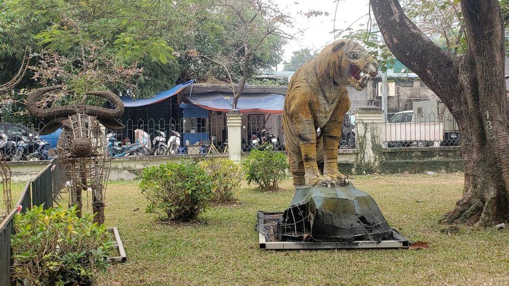 Tuy nhiên, một số con vật đã có dấu hiệu hư hỏng nhưng chưa được sửa chữa.