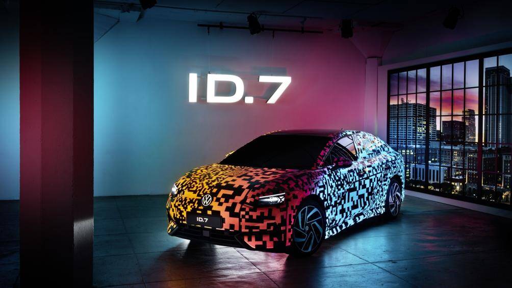 ID.7 là điểm nhấn của gian hàng Volkswagen tại Triển lãm CES 2023
