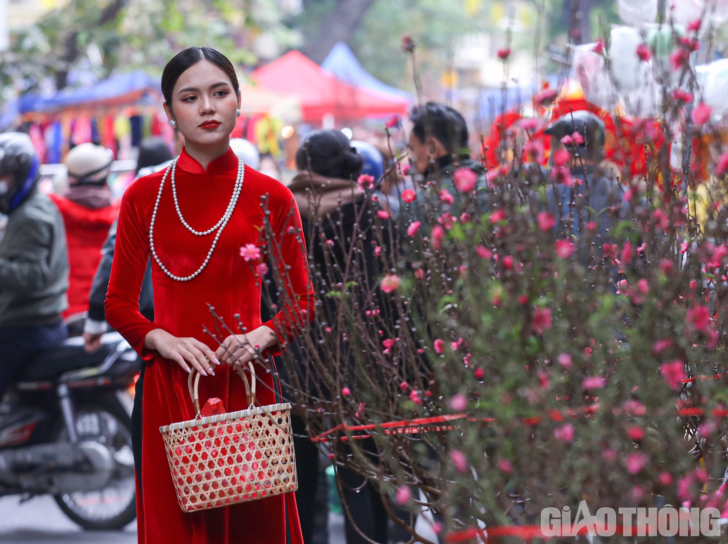Nhiều bạn trẻ đã tới đây để lưu lại những khoảnh khắc đẹp dịp Tết đến Xuân về.