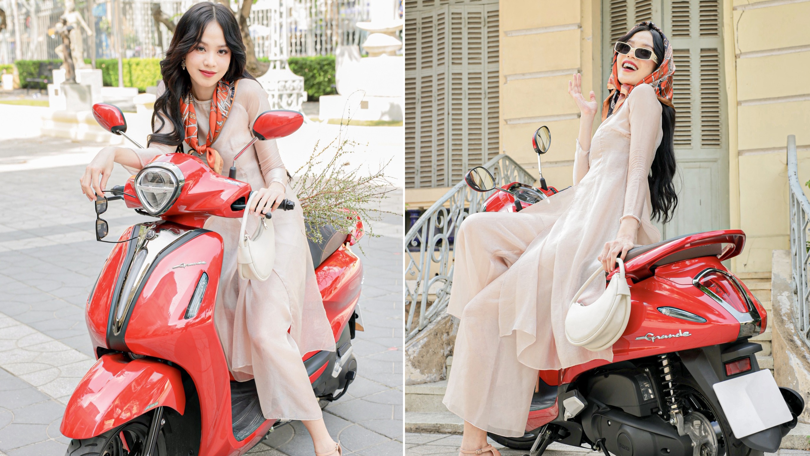 Mẫu xe Yamaha Grande tiết kiệm nhiên liệu hàng đầu tại Việt Nam chỉ tốn 1,66 lít/ 100 km. Một số trang bị nổi bật có thể kể tới như phanh ABS, cốp rộng, nắp bình xăng phía trước, khoá thông minh, đèn LED...