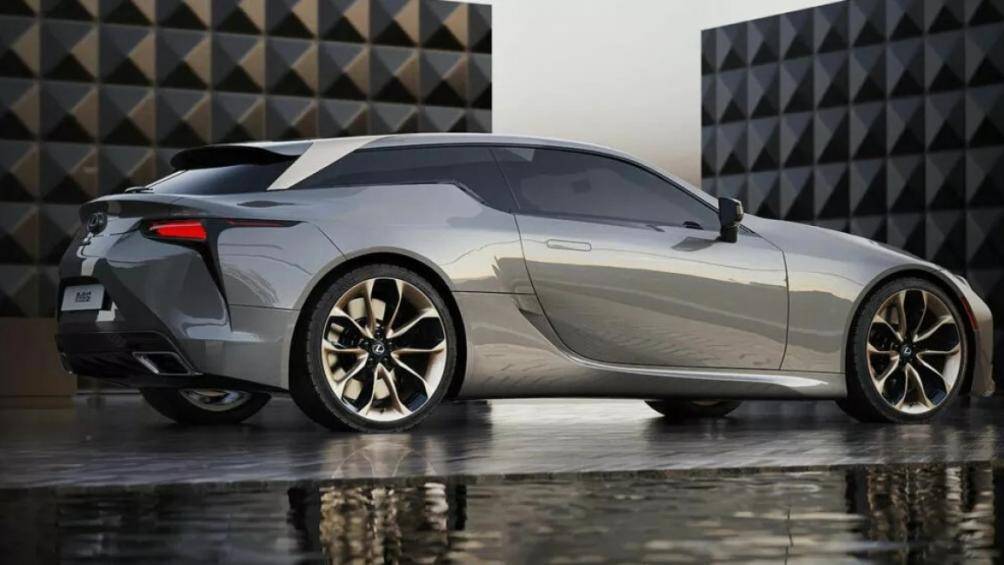 Một số hình ảnh khác của chiếc Lexus LC Shooting Brake qua phiên bản kỹ thuật số...