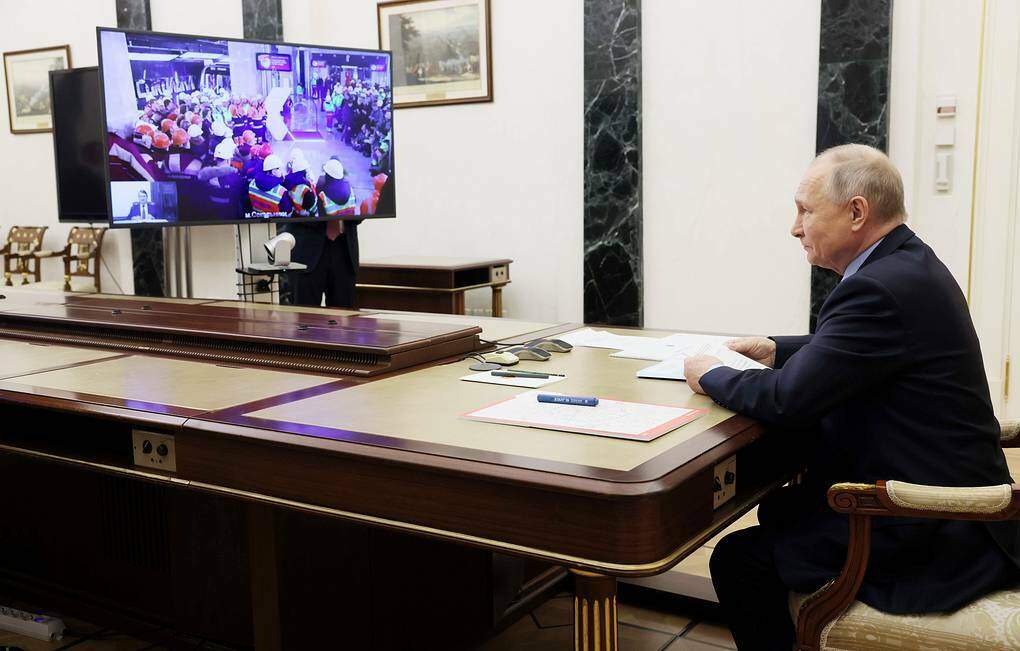 Nhà lãnh đạo Nga đã tham gia lễ khánh thành giai đoạn của tuyến BCL theo hình thức trực tuyến.