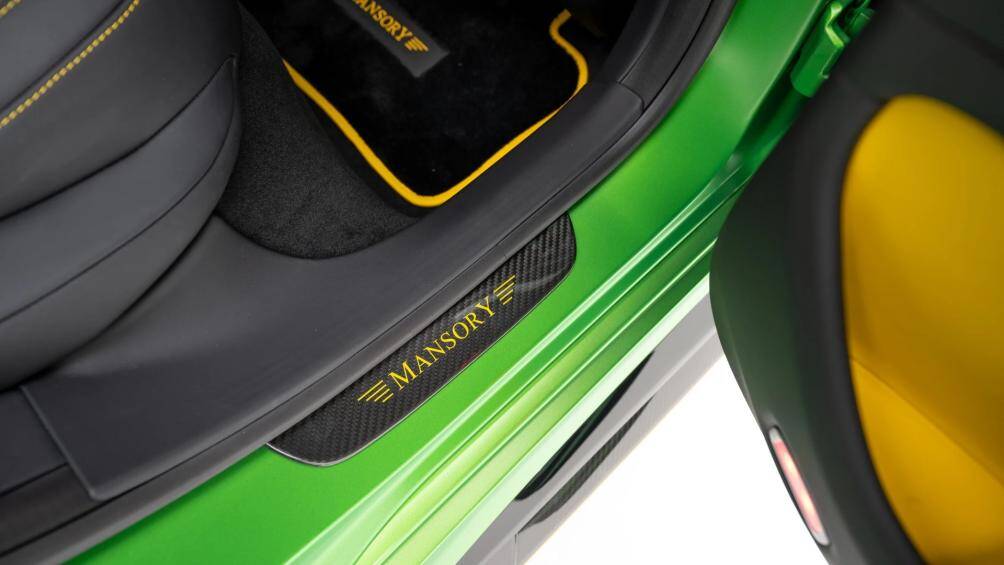 Khả năng tăng tốc của AMG GT 63 S E Performance Mansory từ 0-100 km/h trong 2,8 giây và tốc tối đa 320 km/h