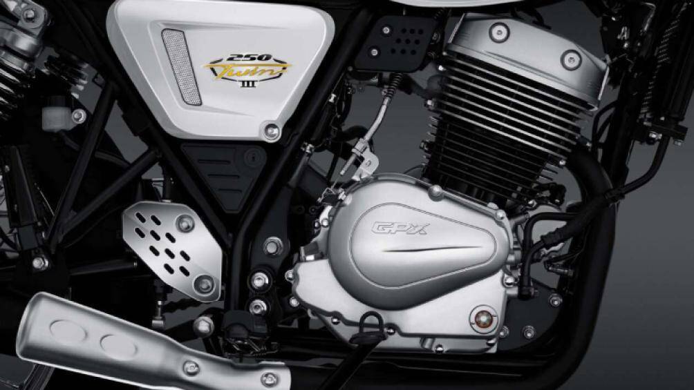 Cung cấp sức mạnh cho Legend 250 Twin II là hệ thống động cơ đôi có dung tích xi lanh 234cc, cho công suất tối đa 19 mã lực và mô-men xoắn cực đại 15 Nm