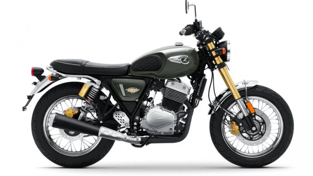 Xe sử dụng hệ thống phanh đĩa thủy lực đôi phía trước cỡ 276 mm, trong khi phanh đĩa đơn phía sau cỡ 234 mm