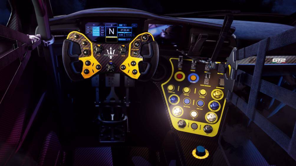 Nội thất của chiếc xe được thiết kế tối giản với màn hình thông tin 10 inch được tích hợp trực tiếp vào bảng taplo bằng sợi carbon