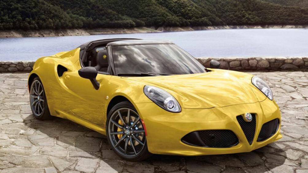 9. Alfa Romeo 4C Spider