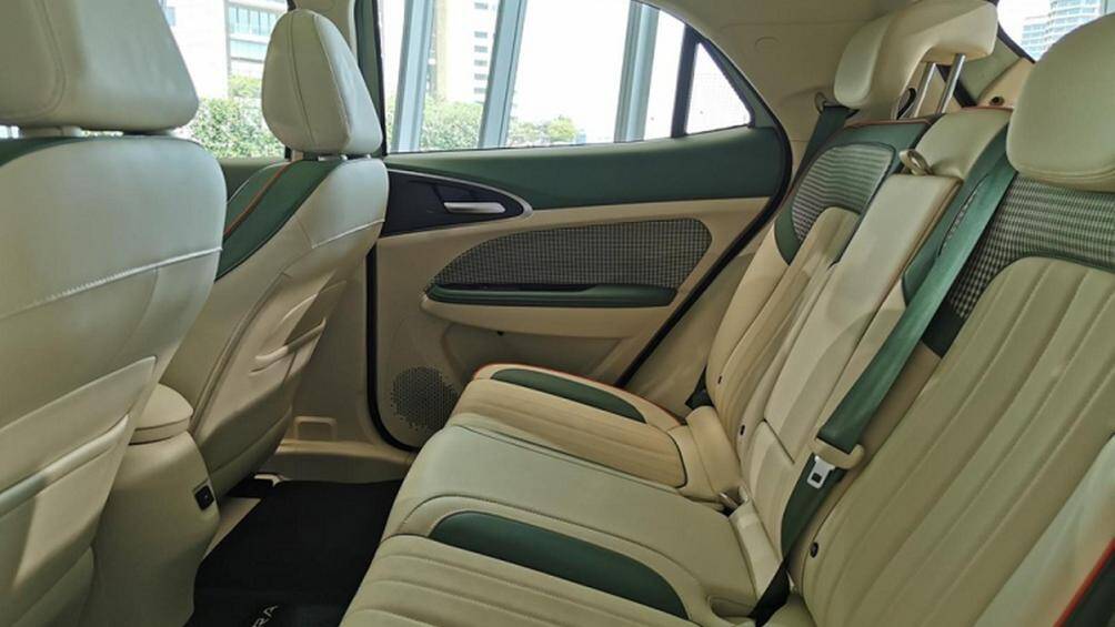 Nội thất của phiên bản này được bọc da màu đen. Trong khi đó, ORA Good Cat 2023 bản Ultra có 6 tùy chọn màu sơn ngoại thất