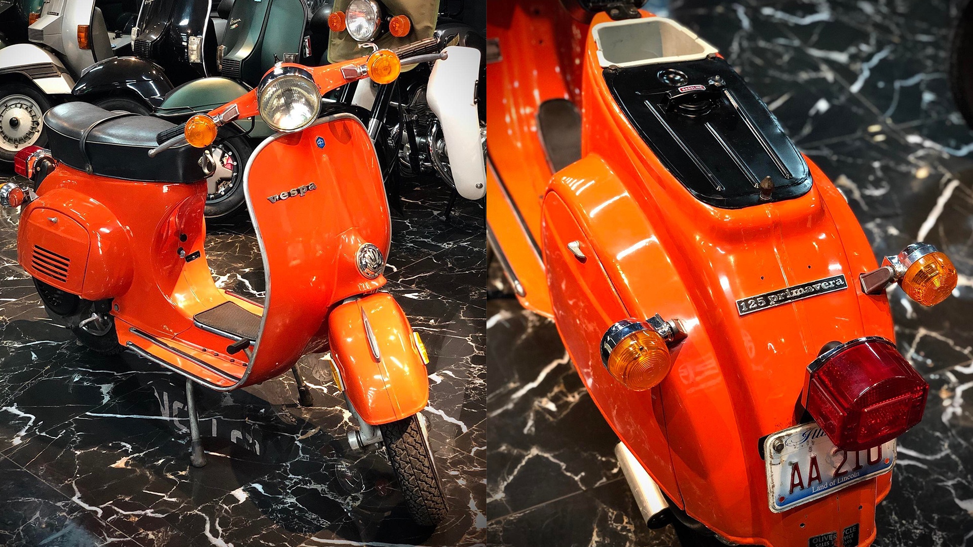 Bình xăng đặt dưới yên, nối liền cốp chứa đồ có thể tích nhỏ