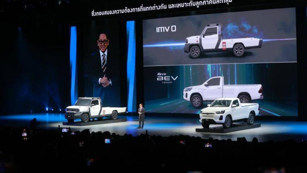 Toyota Hilux Revo BEV Concept đã được ra mắt tại Triển lãm ô tô quốc tế Bangkok (International Motor Show 2023) diễn ra tại Thái Lan