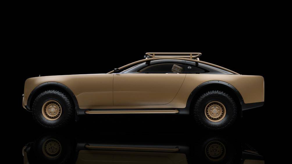 Mercedes-Maybach S 680 Virgil Abloh Edition sở hữu nước sơn 2 tông màu vàng be và đen Obsidian Black, kết hợp viền ngoại thất màu đen bóng