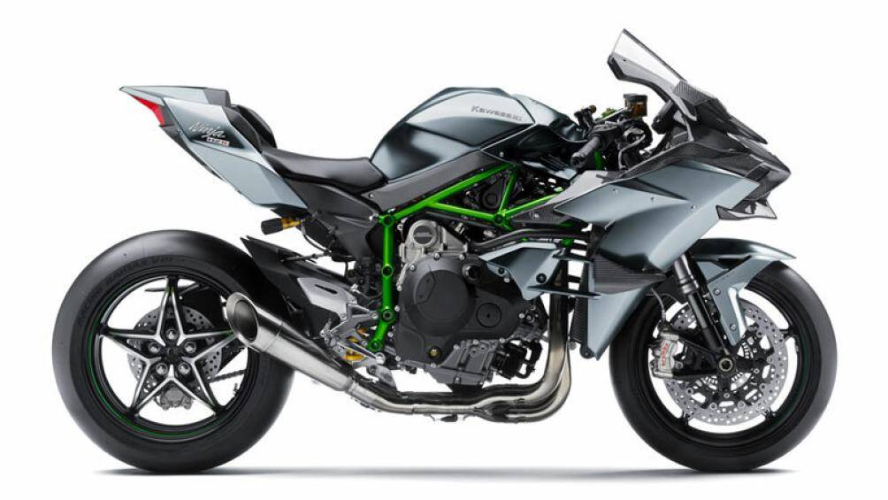 2. Kawasaki Ninja H2 2023 (công suất tối đa: 228 mã lực)