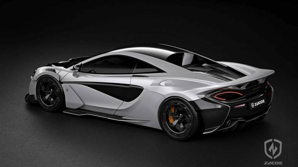 Zacoe cũng cập nhật hoàn toàn phía sau cho 650S với cánh gió và bộ khuếch tán mới mang phong cách hiện đại hơn