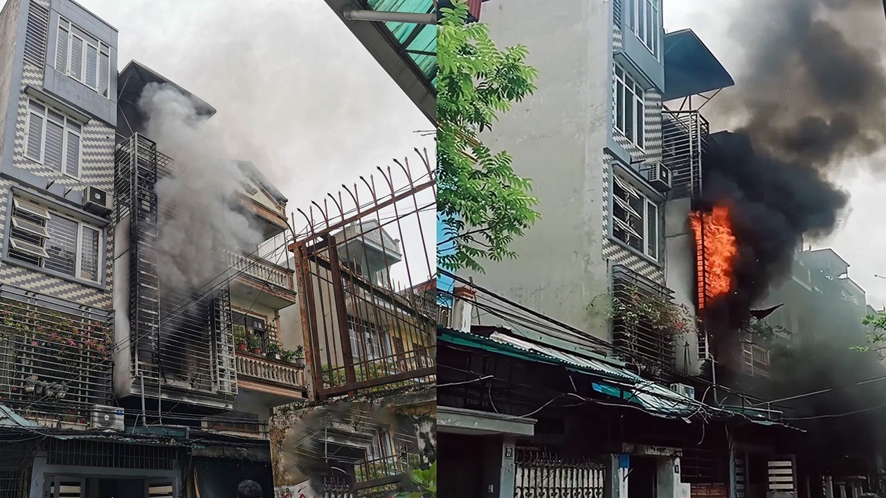 "Sau đó lực lượng PCCC đến với phương tiện chữa cháy chuyên nghiệp mới dập được đám cháy. Nhà tôi cách đó 7 nhà, tôi nhìn thấy mà hoảng hốt quá, có tiếng nổ tanh tách hình như chập điện trong lúc cháy", bà Tý nói.