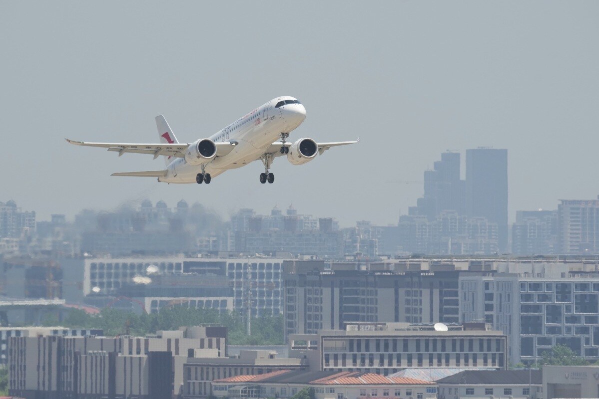 Chuyến bay thương mại đầu tiên của C919 là từ Thượng Hải tới Bắc Kinh, dự kiến hoàn thành trong 2h25 phút.